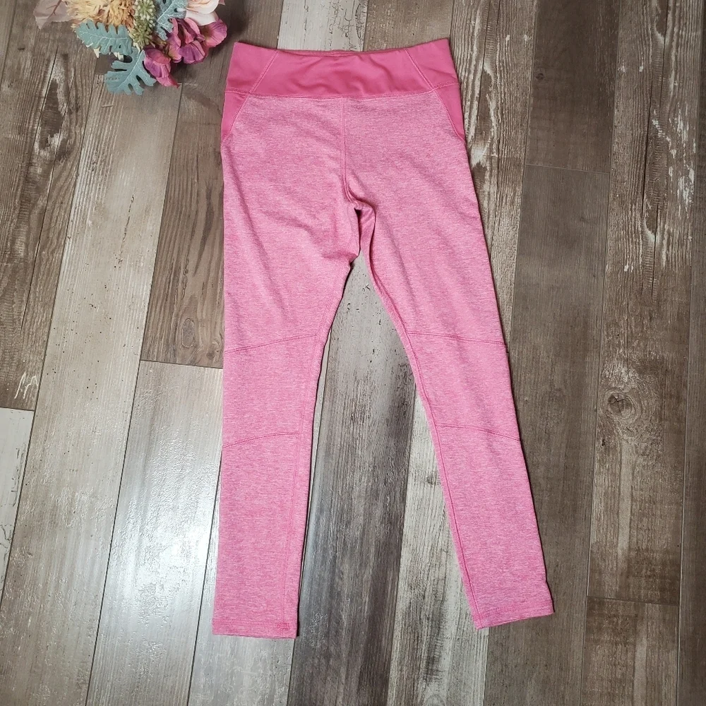 OshKosh B'gosh Girls Barbiecore Pink Active High-Rise Leggings Size 12 EUC